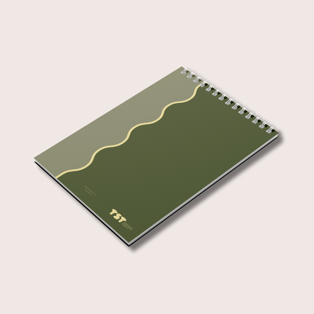 Green Waves NotePad