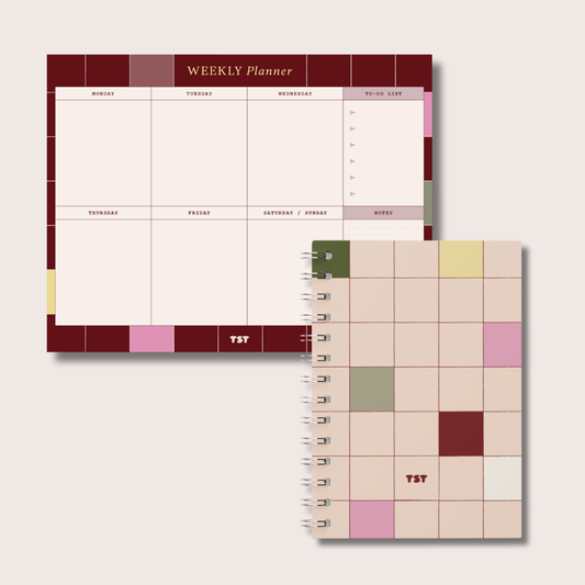 Wine Grid Agenda + Weekly Planner
